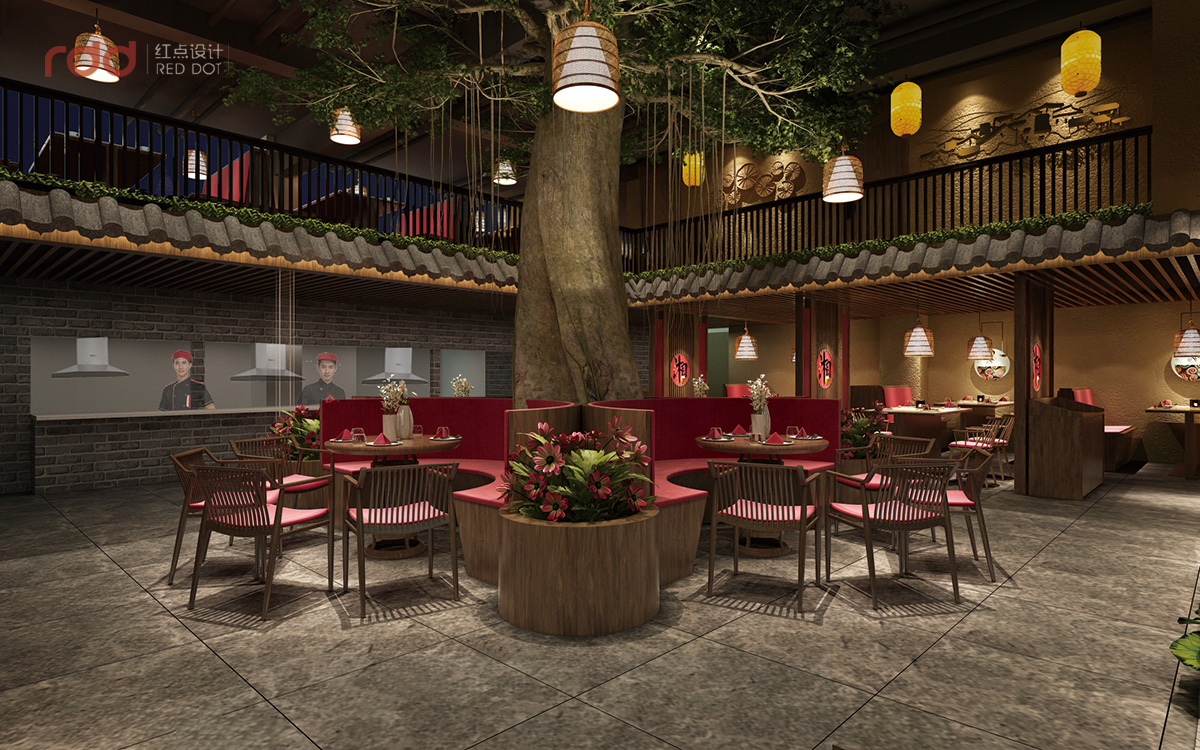 龍歸湘菜館 就餐區(qū)